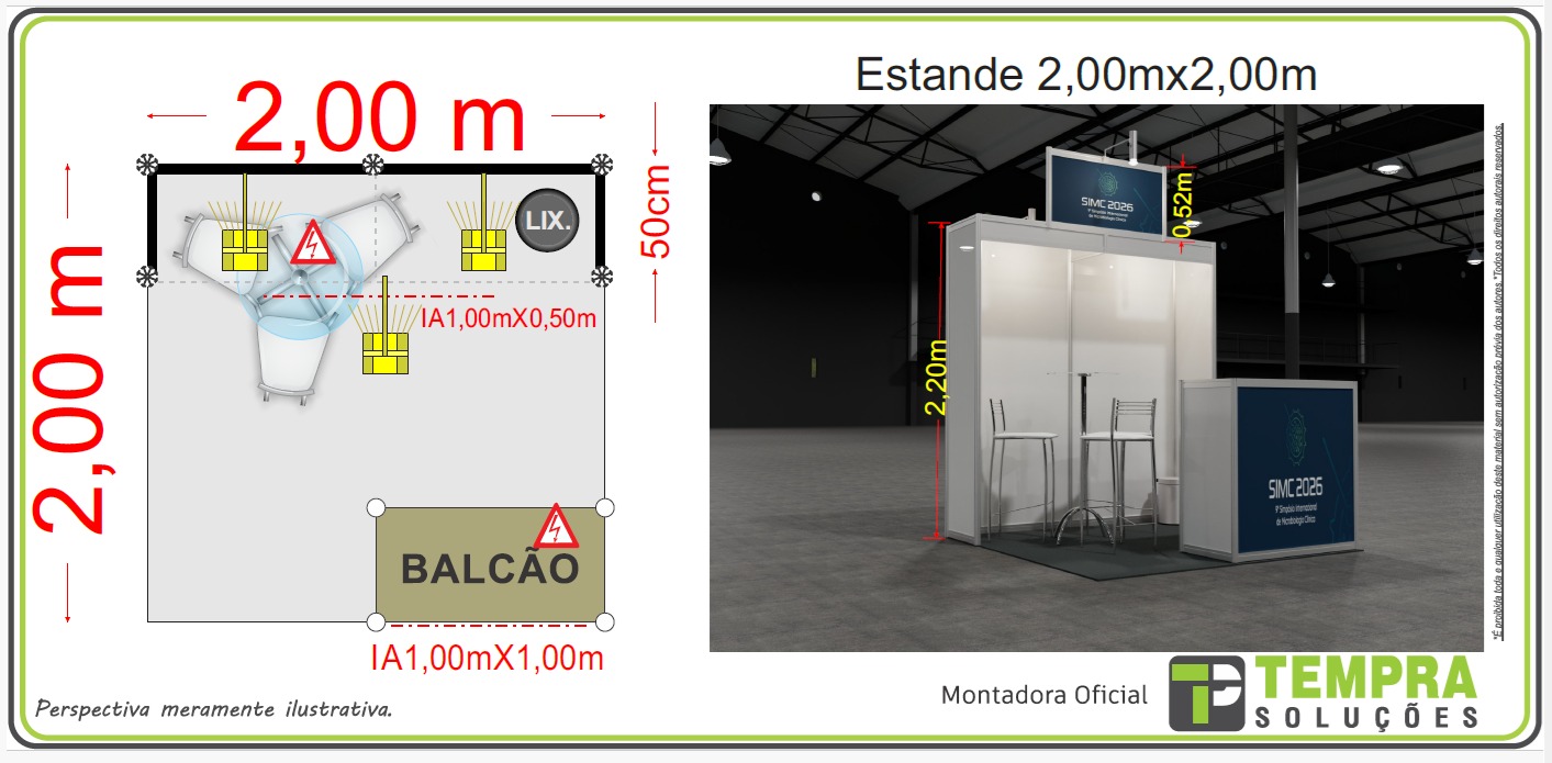 Projeto do Stand de Exposição 1